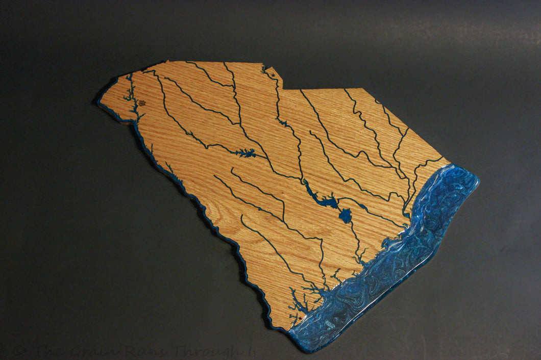 South Carolina River Map